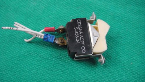 Aircraft 1962 cessna 182 white power switch s-1158-2-1 ~~nice~~ #1