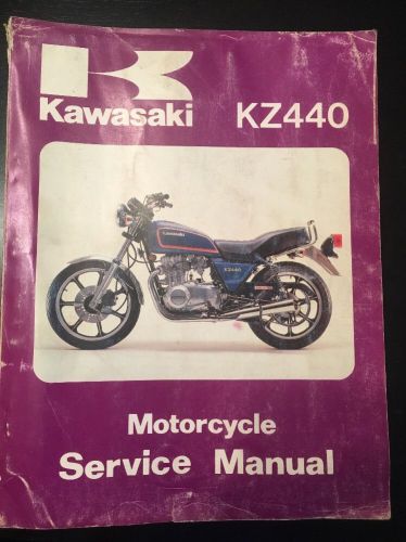 1980 1981 1982 kawasaki kz440 service shop repair manual 99924-1022-04 oem