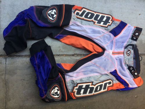 Used thor ac2 tech motocross racing off road pants size 34