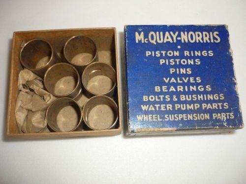 Vintage mcquary-norris set of 6 brass bushings #wb-1824 nos