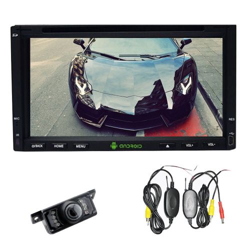 Quad-core android 4.4 2din 7&#039;&#039; car gps stereo dvd player auto radio wifi+camera