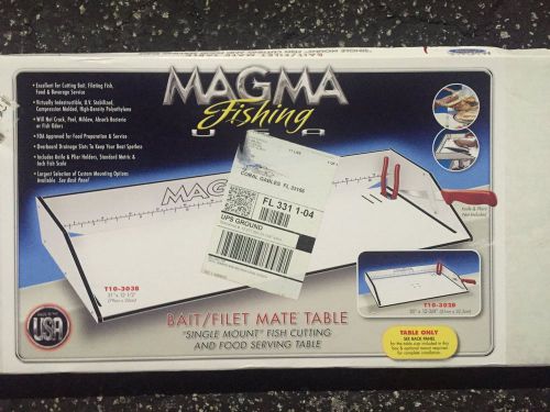 Magma bait/filet mate serving/cutting table - 31&#034; - white nib