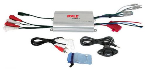 Pyle plmrmp3a 800w 4-channel waterproof mp3/ipod marine power amplifier