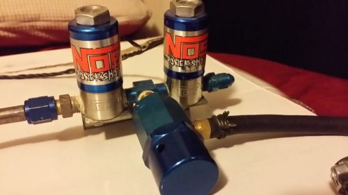 Nos nitrous kit, dry kit complete system solenoids, line, fogger