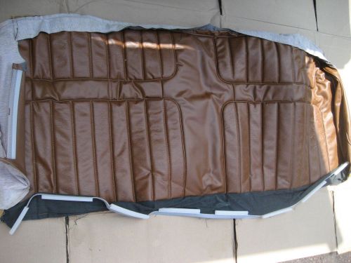 Nos new brown padded seat cover set ford truck f model 100/350 1980/86