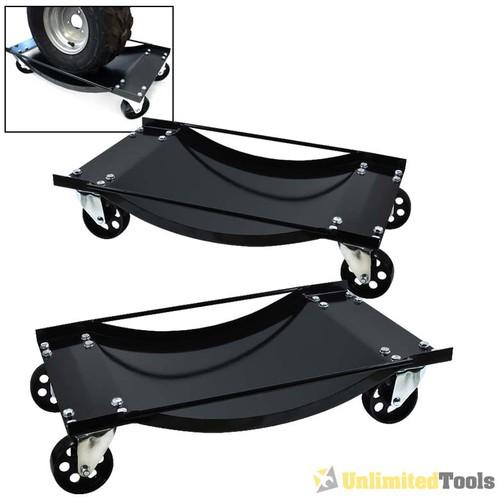 2 pc car moving dolly with hd wheels skate lifter dollies jack automotive shop
