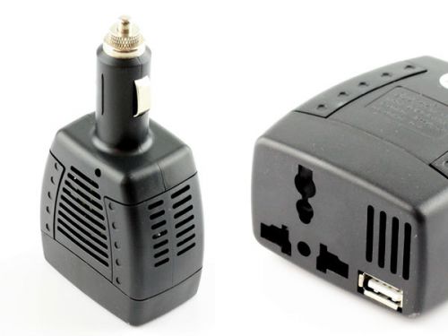 Appliance adapter car power inverter 12v dc to 220v ac 5v usb car charger