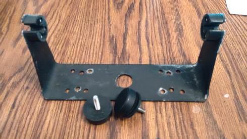 Lowrance mounting bracket with knobs lms 350a global map 1000-2000-x-70a &amp; knobs
