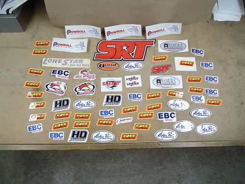 Sticker lot 62pc for cycle / atv / utv ( on hand ships today free )