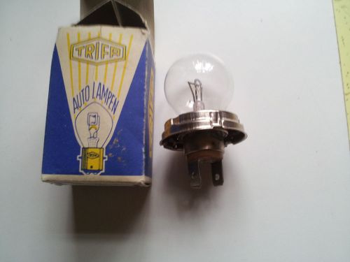 Vintage nos trifa 12v 60w headlight bulb p45t 410 538 motorcycle west germany