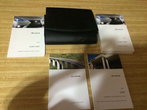 2015 lexus is 250 owner  manual ( free shipping )