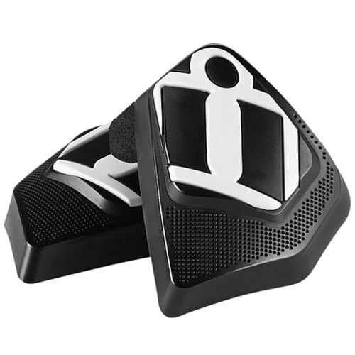 Icon cloverleaf kneepuck replacement black/white os