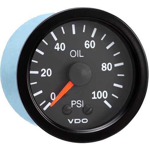 Vdo 150-107 vision oil pressure gauge 2-1/16&#034; mechanical