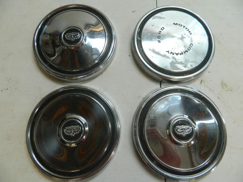 Vintage oe ford 10&#034; dog dish hubcap set of 1 plus 1 oddball 1960-70&#039;s