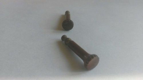 New condition brown long stem radio knobs for 1934-1942 cars