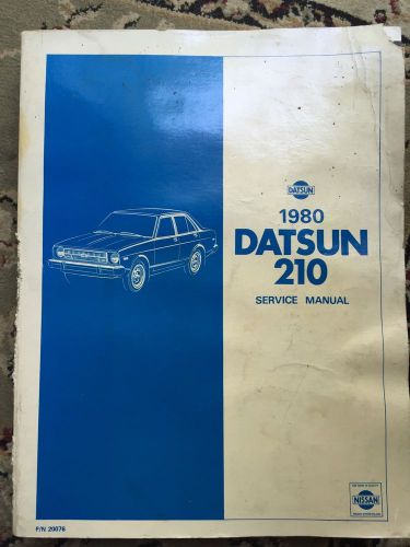 1980 datsun 210  service manual