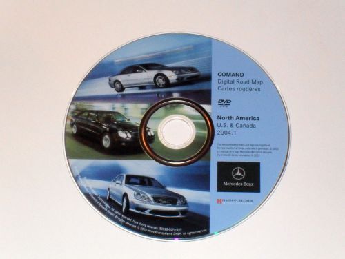 Mercedes benz s,cl,e,slk,sl,class navigation dvd cd disc 2004.1 disk gps map