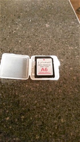 Oem ford gps navigation sd card map version a6