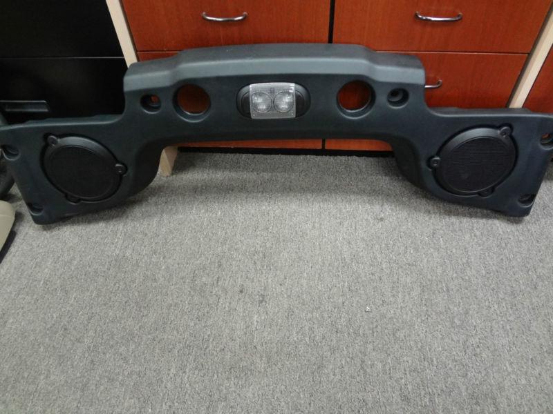07-12 wrangler 2 door factory rollbar soundbar speaker & enclosure oem & light