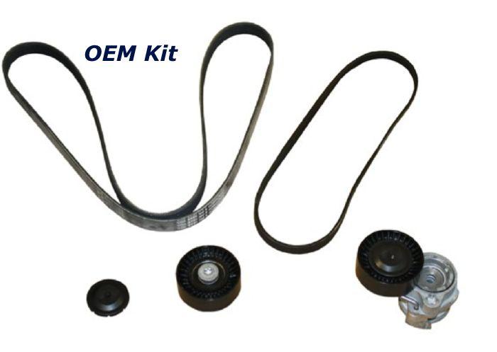 Bmw oem drive belt tensioner pulley kit - e60 e65 e66 alpina b7 new