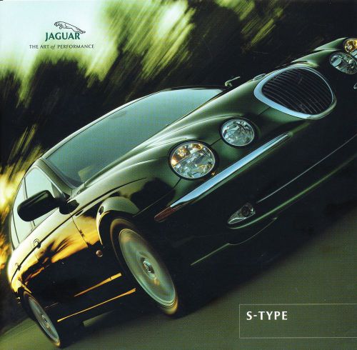 Jaguar s-type brochure 215mm x 215mm