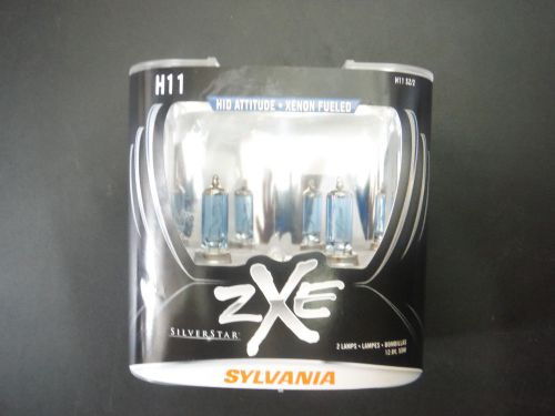 Sylvania h11 zxe sz/2 hid attitude xenon fueled headlight headlamp bulbs nib