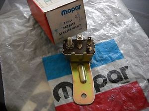 Nos mopar 1969-73 c/body starter relay with automatic transmission