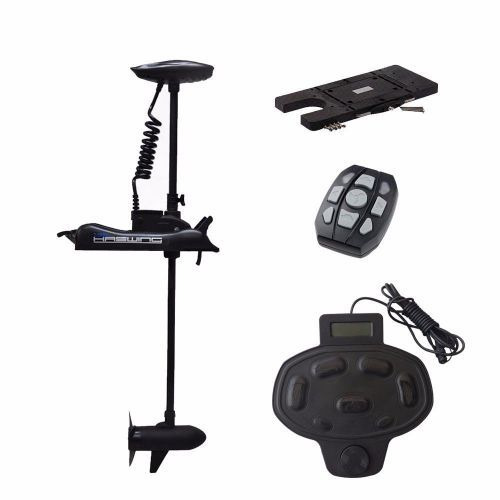 24v 80 lbs electric trolling motor with quick release brakcet&amp;foot control