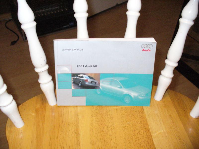 2001 01 audi a6 owners manual 