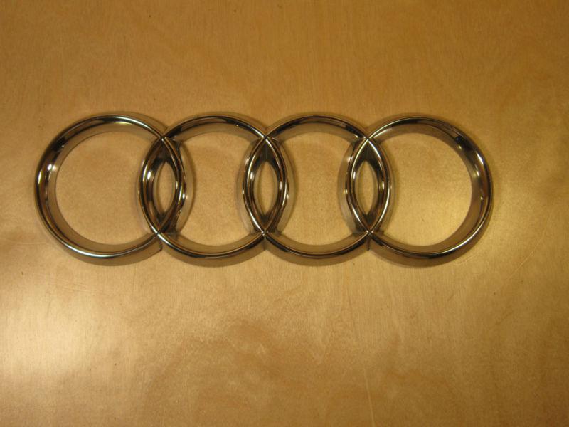 Audi a1 a2 a3 a4 a6 a8 q7 tt s4 s5 q5 quattro grille chrome emblem  10.75" 