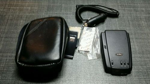 Vintage bel beltronics wideband 966 radar / case charger