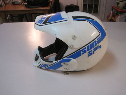 Sure sp4 vintage motocross helmet, italy made, size large, 1980&#039;s