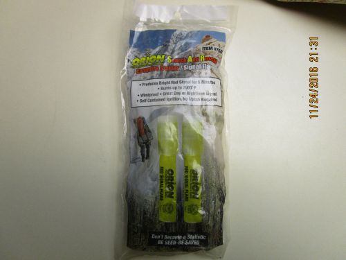 2 orion sar campfire starters/signal flares