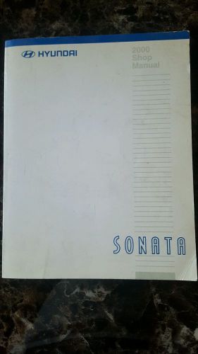 Hyundai sonata 2000 shop manual