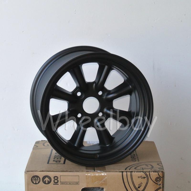 New rota wheel rkr 15x9 4x114.3 +0 magnesium black 240z  corolla ae86 last set