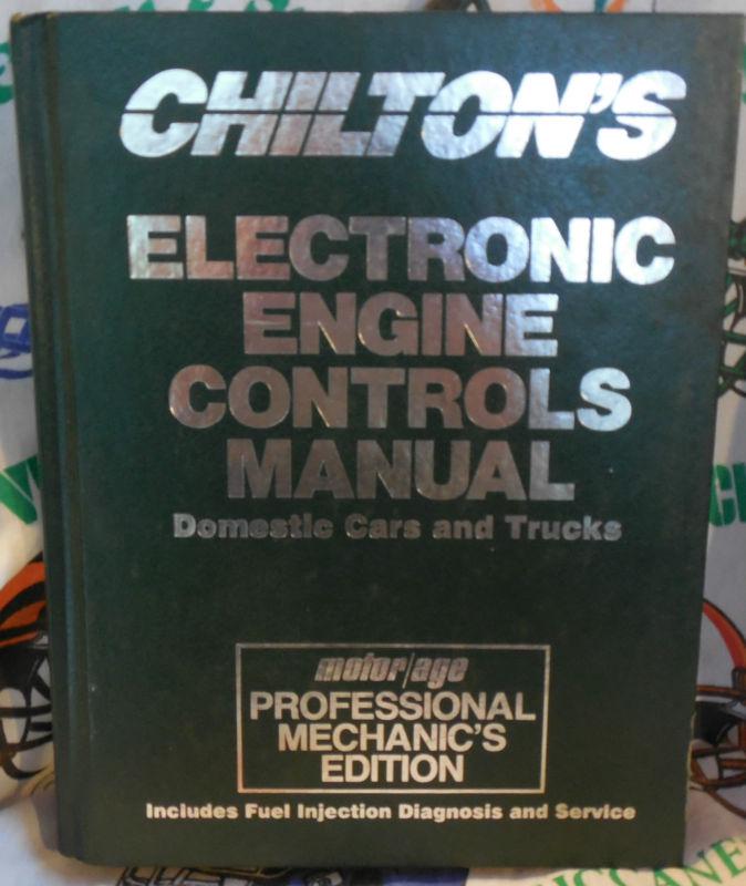 Chilton,electronic,engine,controls,manual,book,service,garage,shop,station