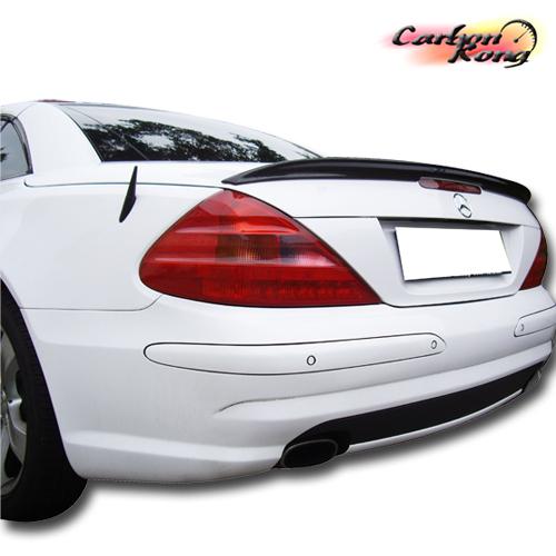 Painted mercedes benz r230 convertible sl rear trunk spoiler abs a type 11 #040☆