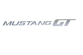 1985 & 1986 ford mustang silver hatch decal reproduction