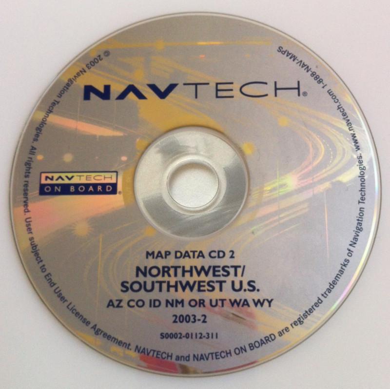 Range rover / bmw navigation disc - cd 2 northwest / southwest - s0002-0112-311