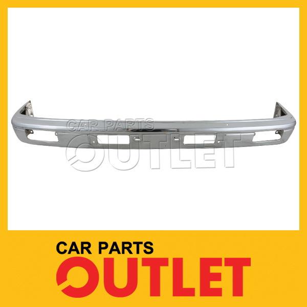 87-88 toyota pickup front bumper face bar chrome steel