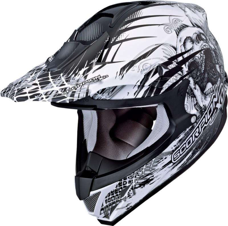 Scorpion vx-34 off-road helmet - scream black - sm