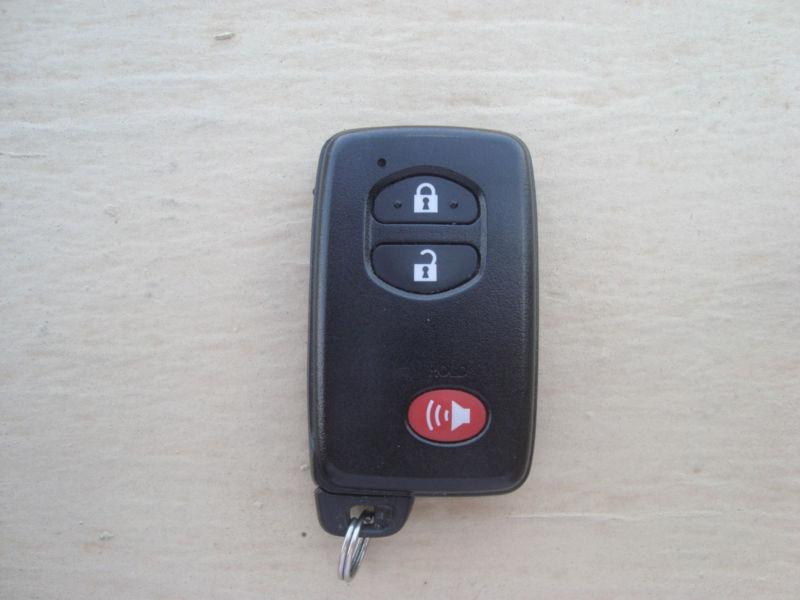 Toyota prius smart key 2010-2012 remote fob oem hyq14acx