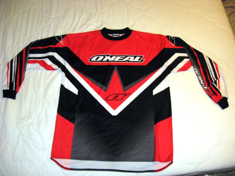 Oneal racing jersey size xl red white black (fits like xxl)  