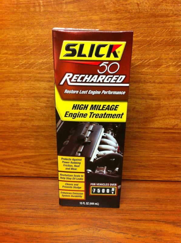 New slick 50 recharged high mileage engine treatment formula additive 750002 