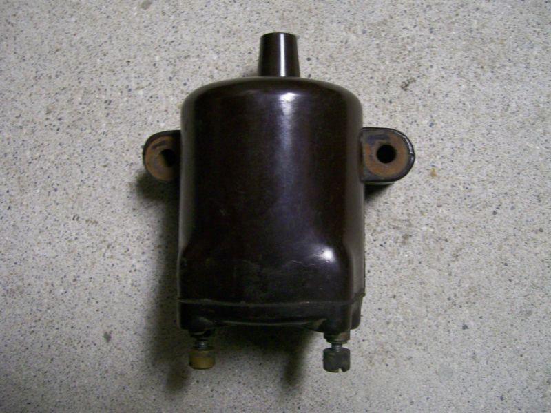 1942-1948 ford ignition coil brown with special nuts original logo