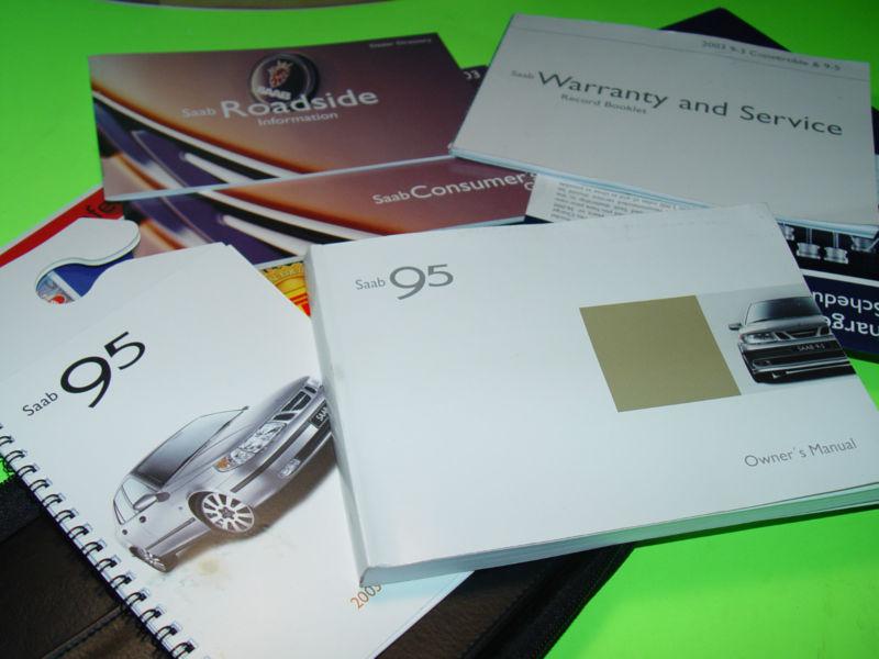 2003 saab 9-5  owners manual se le portfolio