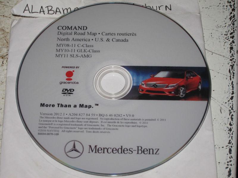 2012 mercedes benz navigation map dvd update v.9.0 c/ glk/ amg -sls class new!