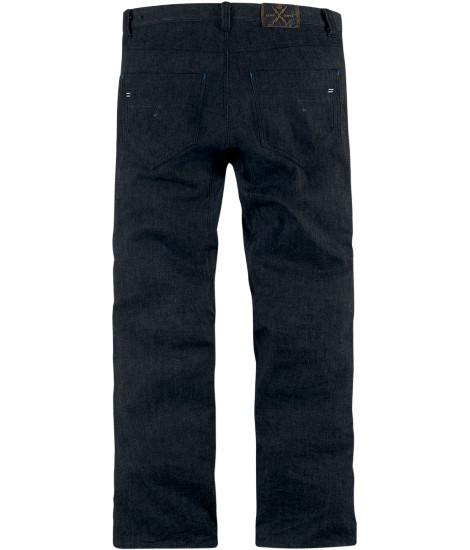 Icon hooligan denim motorcycle pants jeans size 34 dark blue 2821-0564 $120