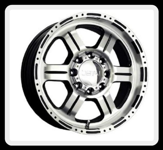 17" v-tec off-road 326 8x170 f250 & f350 super duty black wheels rims free lugs