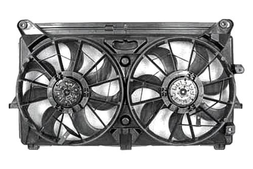 Replace gm3115210 - 2007 cadillac escalade radiator fan assembly oe style part
